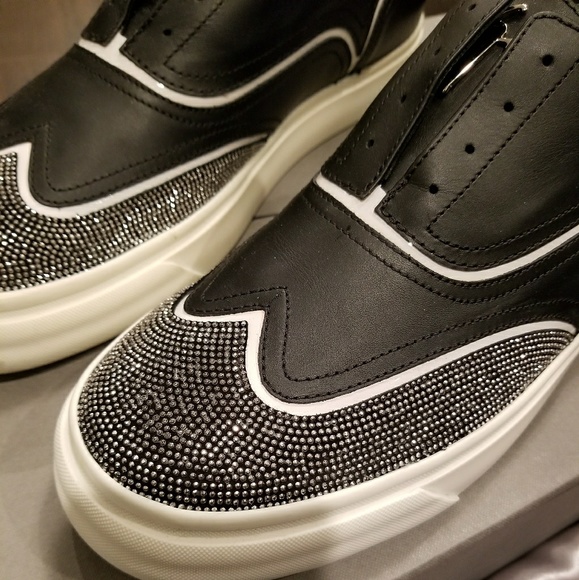 Giuseppe Zanotti Wingtop Sneaker Studs US 8.5 - Picture 4 of 5